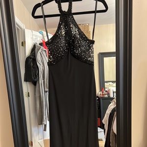 Black evening dress size small